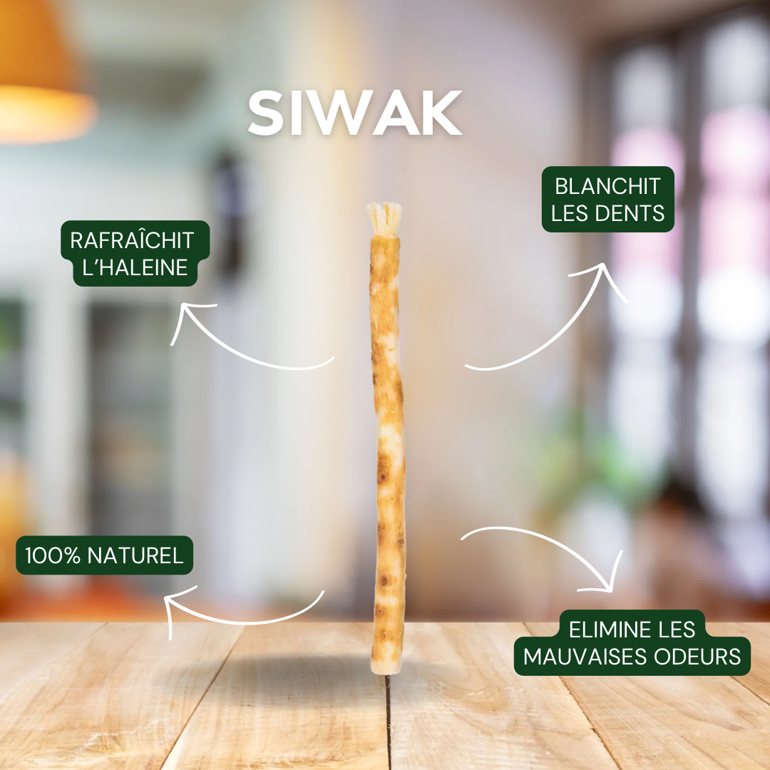 BÂTON DE SIWAK (BROSSE À DENTS NATURELLE MISWAK)
